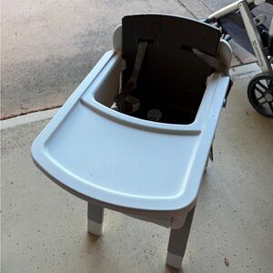 White High Chair for Kids